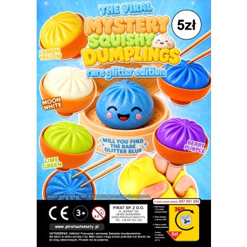 Pierożki - Squishy Dumplings 45 mm - 100 szt (top kolekcja)